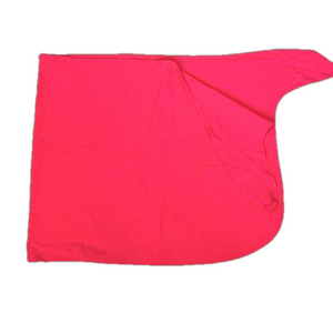 HOT pink sarong swimsuit cover up skirt SZ Large - tie closure